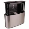 Tork Xpress Countertop Towel Dispenser, 12.68 x 4.56 x 7.92, Stainless Steel/Black