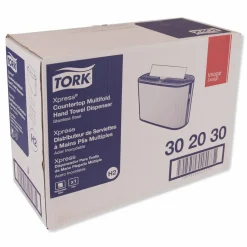 Tork Xpress Countertop Towel Dispenser, 12.68 x 4.56 x 7.92, Stainless Steel/Black