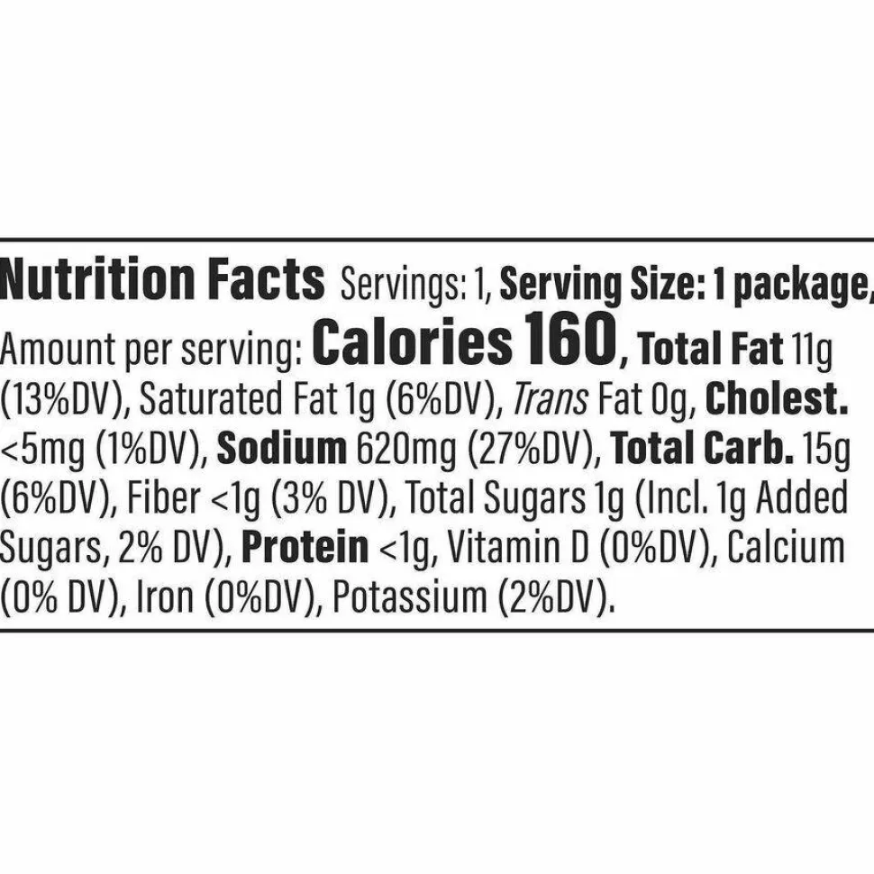 Tostitos Nacho Cheese Dip ToGo Cups, 3.63 oz Cup, 30/Carton