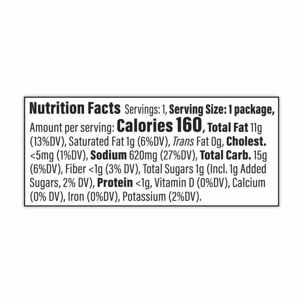 Tostitos Nacho Cheese Dip ToGo Cups, 3.63 oz Cup, 30/Carton