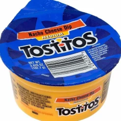 Tostitos Nacho Cheese Dip ToGo Cups, 3.63 oz Cup, 30/Carton