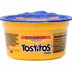Tostitos Nacho Cheese Dip ToGo Cups, 3.63 oz Cup, 30/Carton