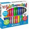 TPG Creations Kwik Stix Tempera Paint Sticks, Regular Size, 0.7" x 3.5", 24 Assorted Colors, 24/Pack