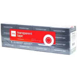 Transparent Tape Refills, 3/4" x 1,296, Clear, Pack Of 16
