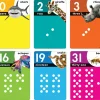 Trend Animals Count 0-31 Learning Set with Numbered Counting Cards