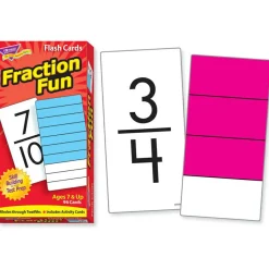 Trend Fraction Fun Flash Cards