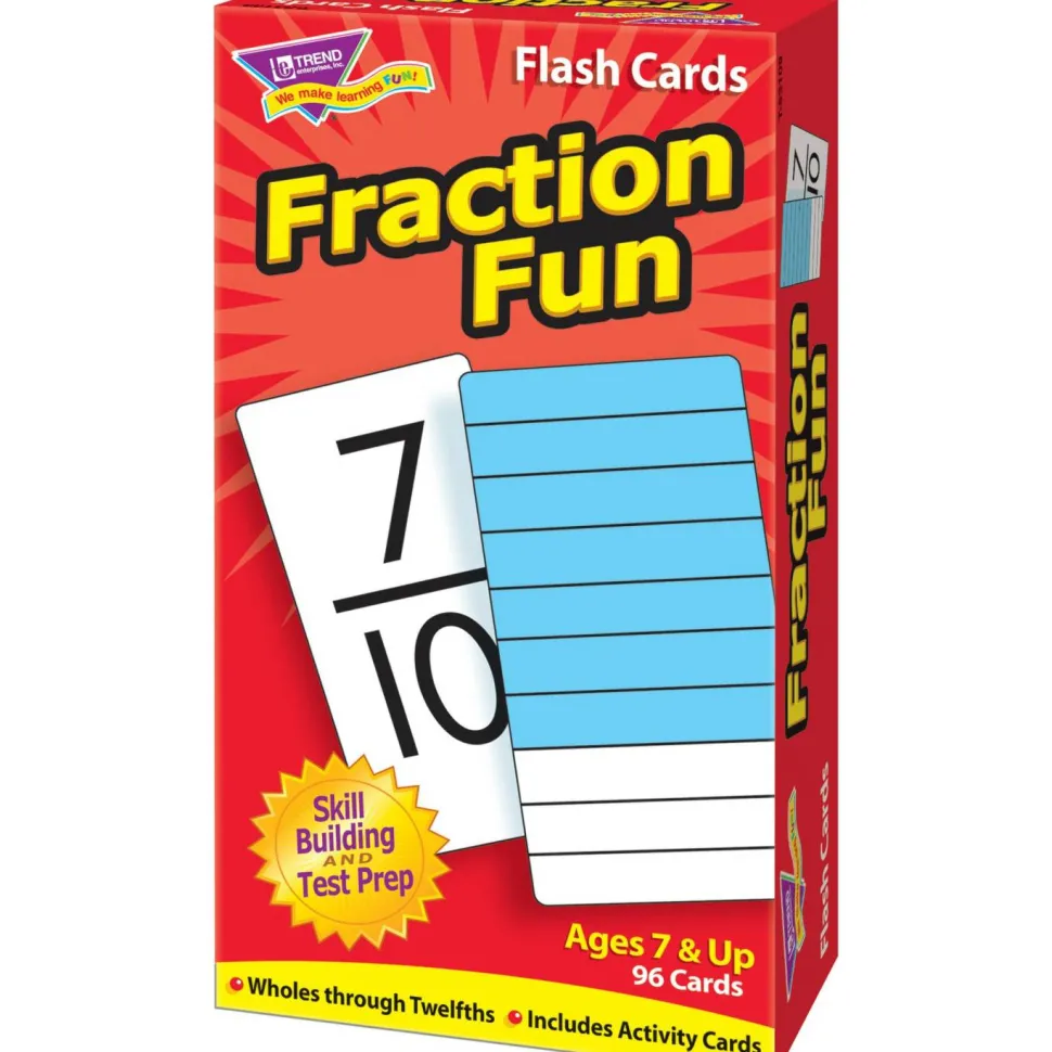 Trend Fraction Fun Flash Cards