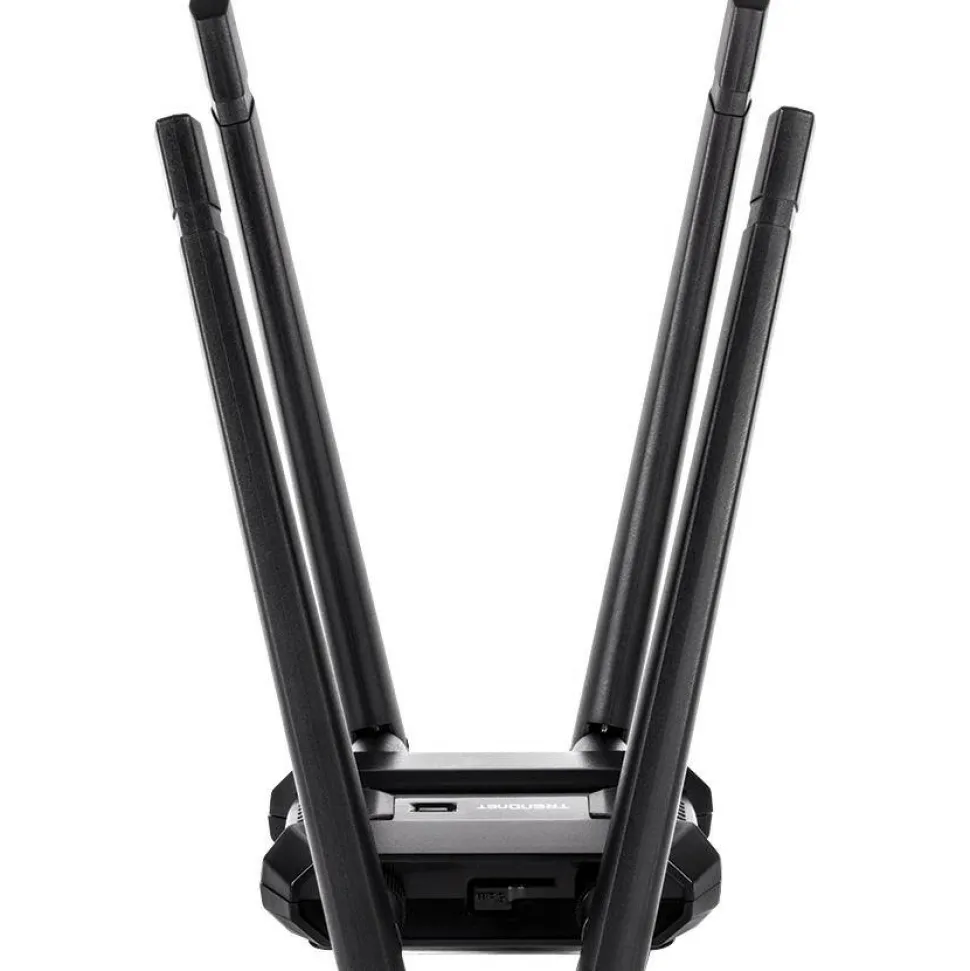 TRENDnet AC1900 High Power Dual Band Wireless USB Adapter, TEW-809UB, Stream 4K HD Video, Windows-Mac OS Compatible, USB 3.0 to USB Type A, Black