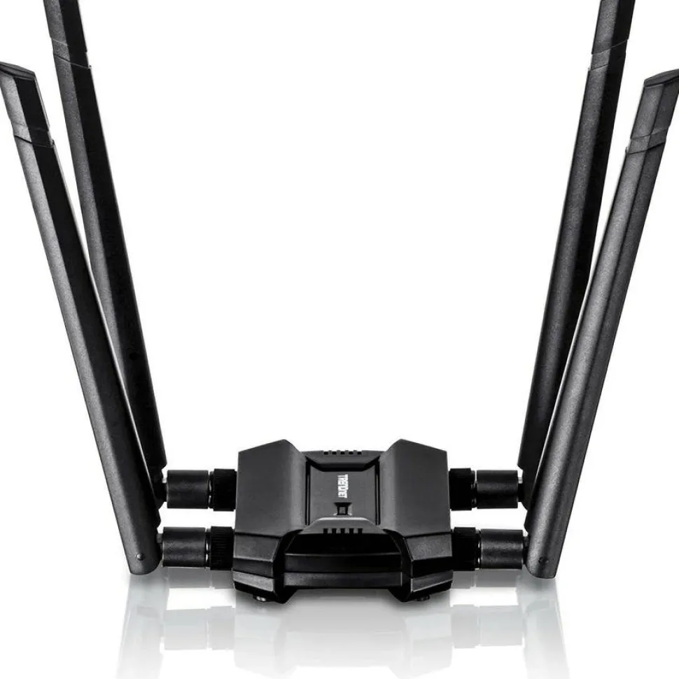 TRENDnet AC1900 High Power Dual Band Wireless USB Adapter, TEW-809UB, Stream 4K HD Video, Windows-Mac OS Compatible, USB 3.0 to USB Type A, Black