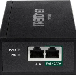TRENDnet Gigabit PoE++ Injector, Convert A Non-PoE Port to A PoE++ Gigabit Port, PoE (15.4W), PoE+ (30W), Or PoE++ (95W), Up to 100m (328 ft), Integrated Power Supply, Black, TPE-119GI