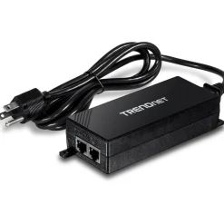 TRENDnet Gigabit Power Over Ethernet Plus Injector, Converts Non-Poe Gigabit To Poe+ Or PoE Gigabit, Supplies PoE (15.4W) Or PoE+ (30W) Power Network Distances Up To 100M (328 ft.), Black, TPE-115GI