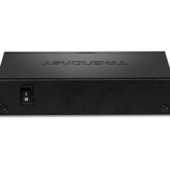 TRENDnet 5-Port Gigabit PoE+ Switch, 32W PoE Power Budget, 10Gbps Switching Capacity, IEEE 802.1p QoS, DSCP Pass-Through Support, Fanless, Wall Mountable, Lifetime Protection, Black, TPE-TG52