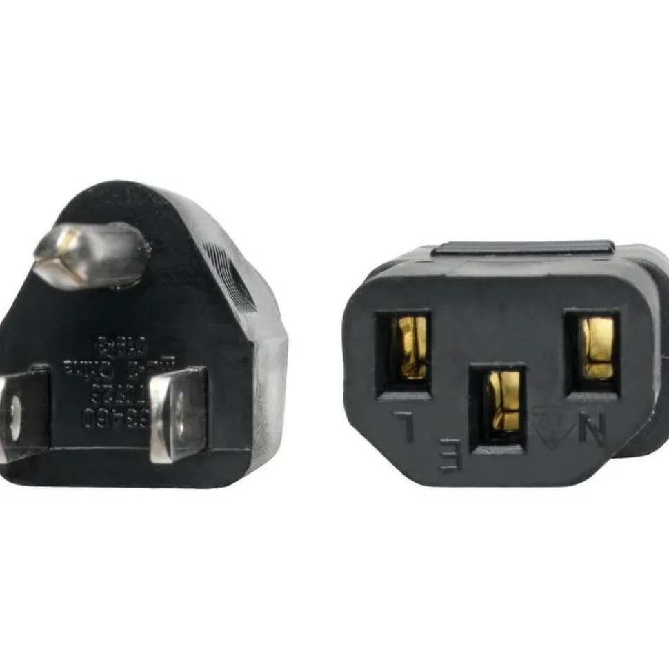 Tripp Lite by Eaton Desktop Computer AC Power Cable NEMA 5-15P to C13 - 10A 125V 18 AWG 6 ft. (1.83 m) Black