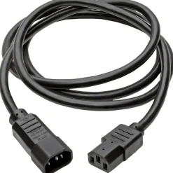 Tripp Lite by Eaton Heavy-Duty PDU Power Cord C13 to C14 - 15A 250V 14 AWG 6 ft. (1.83 m) Black