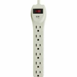 Tripp Lite by Eaton Industrial Power Strip, 6 Outlets, 4 ft Cord, Gray