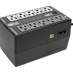 Tripp Lite by Eaton Internet Office Ultra-Compact Desktop Standby UPS, 10 Outlets, 550 VA, 420 J
