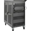 Tripp Lite by Eaton Multi-Device Charging Cart 32 AC Outlets Chromebooks and Laptops Wall-Mount Option Black