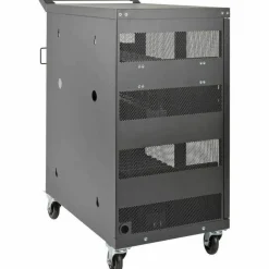 Tripp Lite by Eaton Multi-Device Charging Cart 32 AC Outlets Chromebooks and Laptops Wall-Mount Option Black