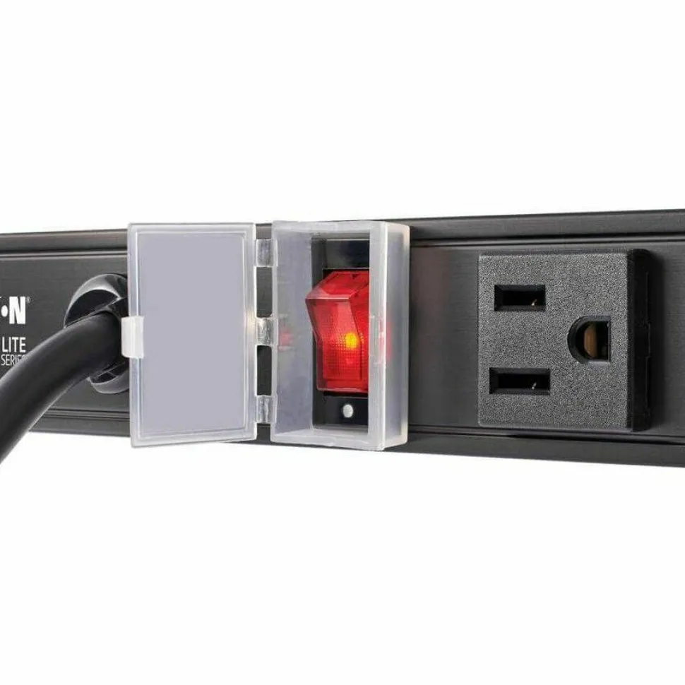 Tripp Lite by Eaton 8-Outlet Vertical Power Strip 120V 15A NEMA 5-15P 15 ft. (4.57 m) Cord 24 in. Black Housing