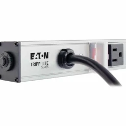Tripp Lite by Eaton 8-Outlet Vertical Power Strip 120V 15A 10 ft. (3.05 m) Cord 5-15P 24 in.