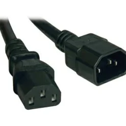 Tripp Lite by Eaton PDU Power Cord C13 to C14 - 10A 250V 18 AWG 3 ft. (0.91 m) Black