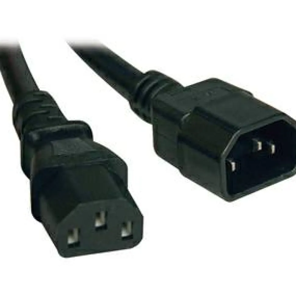 Tripp Lite by Eaton PDU Power Cord C13 to C14 - 10A 250V 18 AWG 3 ft. (0.91 m) Black