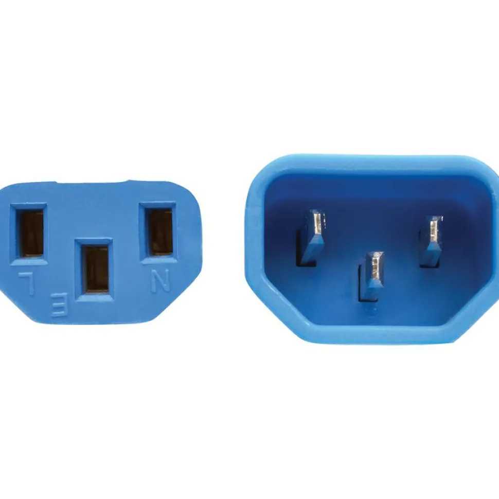 Tripp Lite by Eaton PDU Power Cord C13 to C14 - 10A 250V 18 AWG 3 ft. (0.91 m) Blue