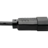 Tripp Lite by Eaton PDU Power Cord C13 to C14 - 10A 250V 18 AWG 8 ft. (2.43 m) Black