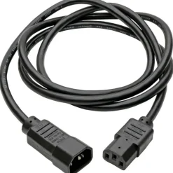 Tripp Lite by Eaton PDU Power Cord C13 to C14 - 10A 250V 18 AWG 8 ft. (2.43 m) Black