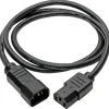 Tripp Lite by Eaton PDU Power Cord C13 to C14 - 13A 250V 16 AWG 4 ft. (1.22 m) Black