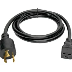 Tripp Lite by Eaton Power Cord C19 to NEMA L6-20 - Heavy-Duty 20A 250V 12 AWG 10 ft. (3.05 m) Black
