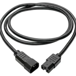 Tripp Lite by Eaton Power Cord C14 to C15 - Heavy-Duty 15A 250V 14 AWG 10 ft. (3.05 m) Black