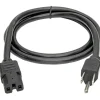 Tripp Lite by Eaton Power Cord NEMA 5-15P to C15 - Heavy-Duty 15A 125V 14 AWG 4 ft. (1.22 m) Black
