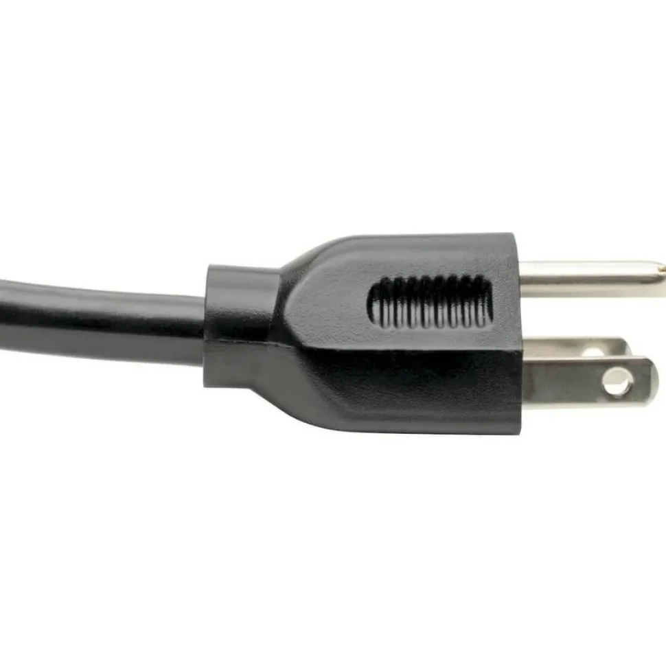 Tripp Lite by Eaton Power Cord NEMA 5-15P to C15 - Heavy-Duty 15A 125V 14 AWG 4 ft. (1.22 m) Black