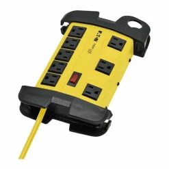 Tripp Lite by Eaton Power It! 8-Outlet Safety Power Strip 15 ft. (4.57 m) Cord Hang Holes Cord Wrap Outlet Covers