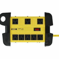 Tripp Lite by Eaton Power It! 8-Outlet Safety Power Strip 15 ft. (4.57 m) Cord Hang Holes Cord Wrap Outlet Covers