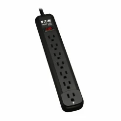 Tripp Lite by Eaton Power It! 7-Outlet Power Strip 12 ft. (3.66 m) Cord Black Housing