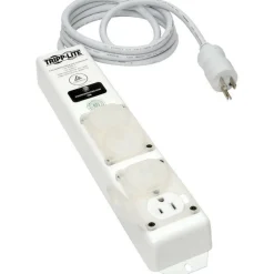 Tripp Lite by Eaton Safe-IT UL 60601-1 Medical-Grade Surge Protector for Patient-Care Vicinity 4x Hospital-Grade Outlets 15 ft. Cord Antimicrobial Protection