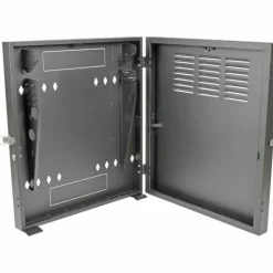 Tripp Lite by Eaton SmartRack 2U Low-Profile Vertical-Mount Switch-Depth Wall-Mount Rack Enclosure Cabinet