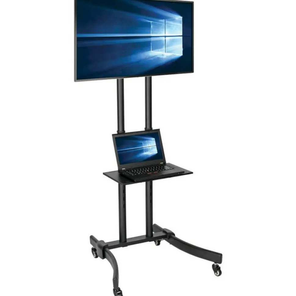 Tripp Lite by Eaton TV Mobile Flat-Panel Floor Stand Cart Height Adjustable LCD- 37" to 70" TVs and Monitors