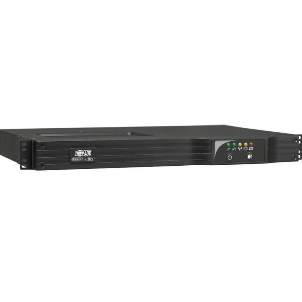Tripp Lite by Eaton UPS SmartPro 120V 1kVA 800W Line-Interactive Sine Wave UPS Network Card Option USB DB9 6 Outlets 1U Rack/Vertical