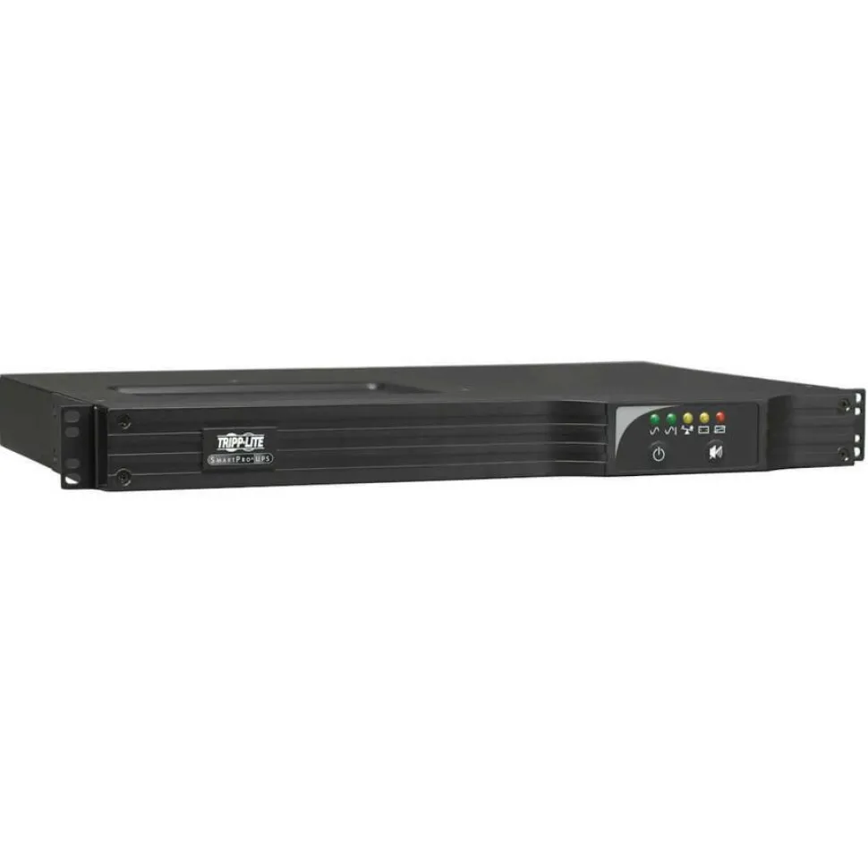 Tripp Lite by Eaton UPS SmartPro 120V 750VA 600W Line-Interactive Sine Wave UPS 1U Rack/Vertical Pre-installed WEBCARDLX Network Interface USB DB9 Serial