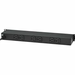 Tripp Lite by Eaton 1U Rack-Mount Power Strip 120V 15A 5-15P 12 Outlets (6 Front-Facing 6-Rear-Facing) 15 ft. (4.57 m) Cord