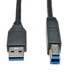 Tripp Lite by Eaton USB 3.2 Gen 1 SuperSpeed Device Cable (A to B M/M) Black, 15 ft. (4.57 m)