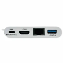 Tripp Lite by Eaton USB 3.1 Gen 1 USB-C to HDMI Adapter, USB-A/USB-C PD Charging/Gigabit Ethernet, 3