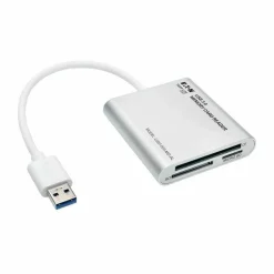 Tripp Lite by Eaton USB 3.0 SuperSpeed Multi-Drive Memory Card Reader/Writer Aluminum 5Gbps