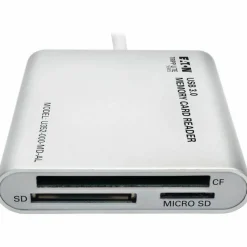 Tripp Lite by Eaton USB 3.0 SuperSpeed Multi-Drive Memory Card Reader/Writer Aluminum 5Gbps