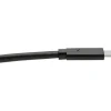 Tripp Lite USB Type C to USB C Cable USB 3.1 5A Rating 100W 5 Gbps M/M 6', Black