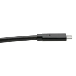 Tripp Lite USB Type C to USB C Cable USB 3.1 5A Rating 100W 5 Gbps M/M 6', Black