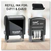 Trodat E4820 Replacement Ink Pad - 1 Each - Black Ink - Plastic